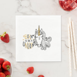 Serviette En Papier Licorne née Anniversaire