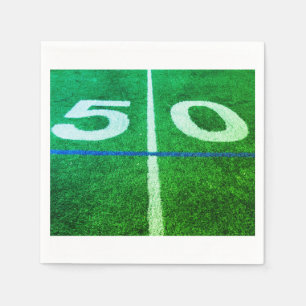Serviette En Papier Ligne de 50 yards photo terrain de football