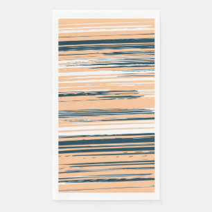 Serviette En Papier Lignes peintes à la main colorées