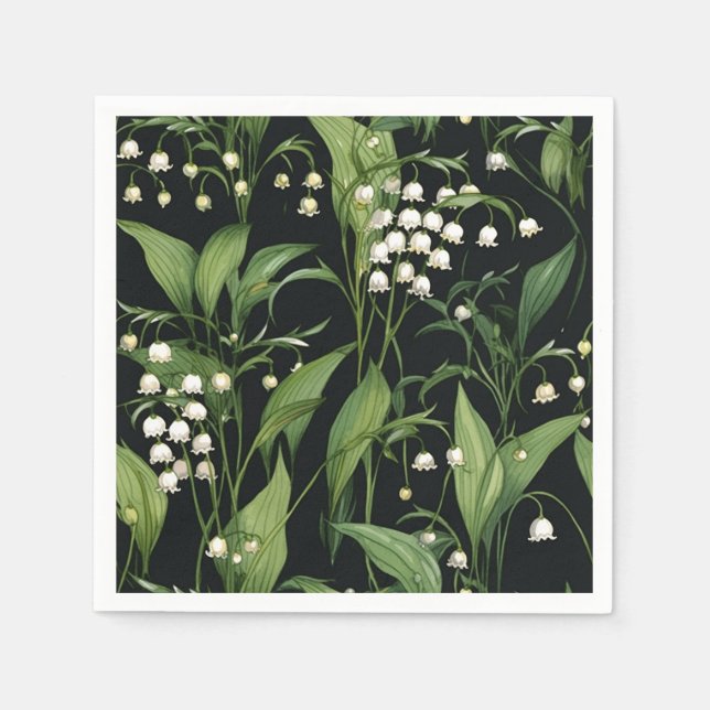 Serviette En Papier Lily du motif de la vallée (Devant)