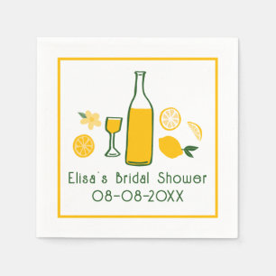 Serviette En Papier Limoncello Lemonade Lemon Fête des mariées PERSONN