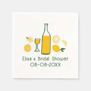 Serviette En Papier Limoncello Lemonade Lemon Fête des mariées PERSONN