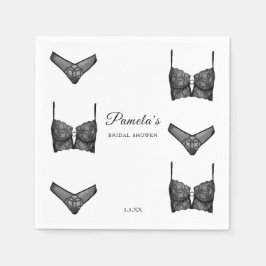 Serviette En Papier Lingerie Fête des mariées Bachelorette Motif