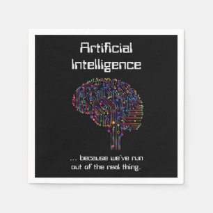 Serviette En Papier L'intelligence artificielle contre la réalité