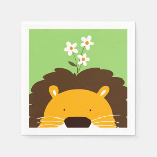 Serviette En Papier Lion