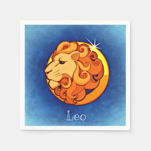 Serviette En Papier Lion_Signe_Zodiac