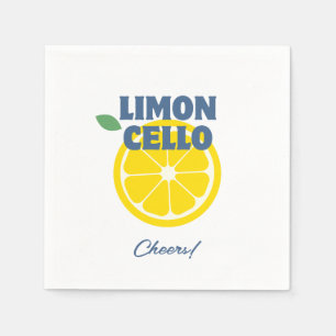 Serviette En Papier Liquor Limoncello blanc à la crème moderne maison