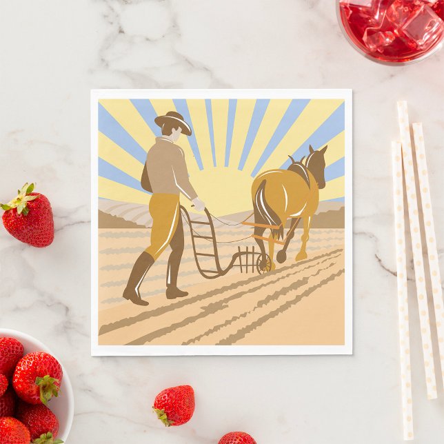 Serviette En Papier Lissage d'un champ (Créateur téléchargé)