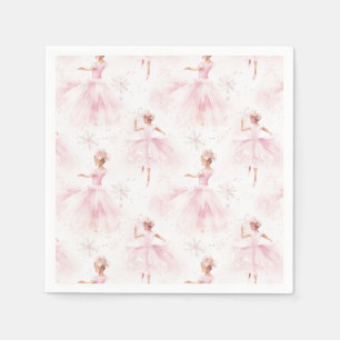 Serviette En Papier Little Ballerina #1 - Black Girl