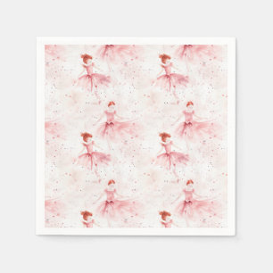 Serviette En Papier Little Ballerina #8 - Read Head Girl