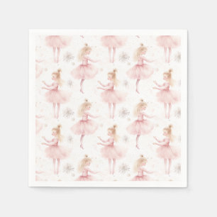 Serviette En Papier Little Ballerina #9 - Blonde Girl