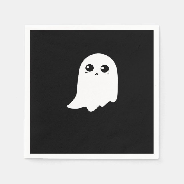 Serviette En Papier Little Boo Funny Meme (Devant)