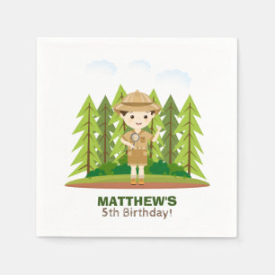 Serviette En Papier Little Explorer