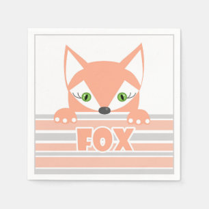 Serviette En Papier Little Fox