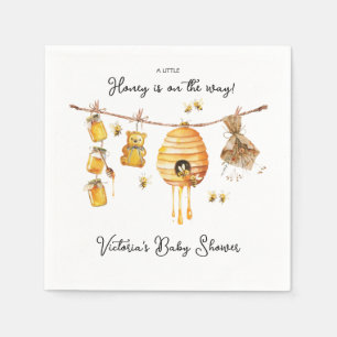 Serviette En Papier Little Honey Bee Baby shower