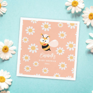 Serviette En Papier Little Honey Maman To Bee and Daisies Baby shower
