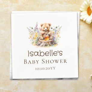 Serviette En Papier Little Honey sur le chemin Livres pour Baby Shower