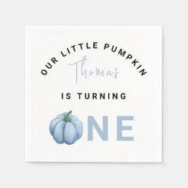 Serviette En Papier Little Pumpkin première fête d'anniversaire