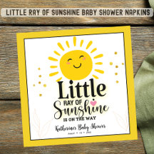 Little Ray of Sunshine Parties scintillant Baby sh