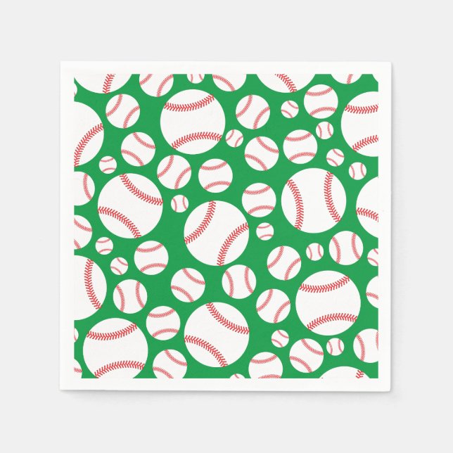 Serviette En Papier Little Slugger Baseball fête d'anniversaire (Devant)