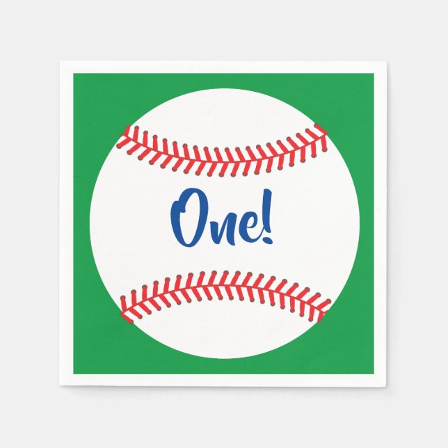 Serviette En Papier Little Slugger Baseball fête d'anniversaire (Devant)