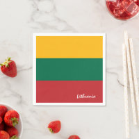 Lituanie Napkins, fête lituanienne/fans sportifs