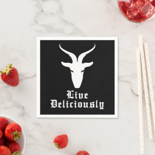 Serviette En Papier Live Délicieusement Black Phillip Cocktail