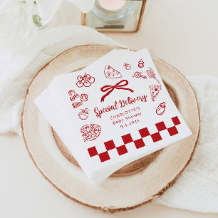 Serviette En Papier Livraison spéciale Baby Shower Arc-en-ciel