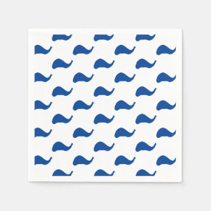 Serviette En Papier Livre blanc sur les ondes bleues