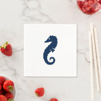 Livre bleu et blanc de la marine des hippocampes m