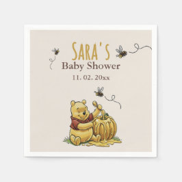 Serviette En Papier Livre classique Baby shower d'ours papier serviett