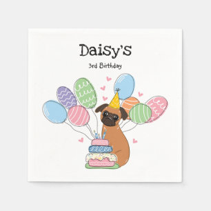 Serviette En Papier Livre d'anniversaire Red Brussels Griffon