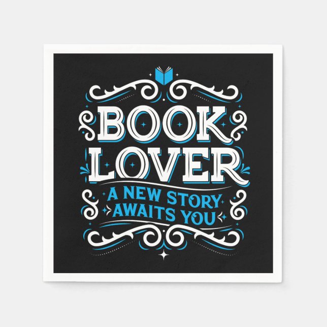 Serviette En Papier Livre de lover Party Napkins (Devant)