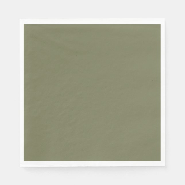 Serviette En Papier Livre vert Sage (Devant)
