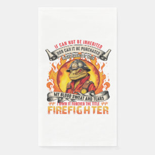 Serviette En Papier Lizards pompier