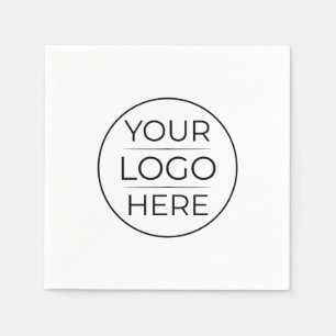 Serviette En Papier Logo de marque d'entreprise moderne