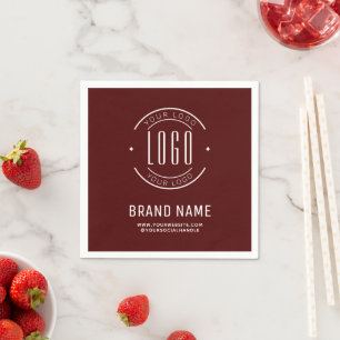 Serviette En Papier logo d'entreprise moderne personnalisé