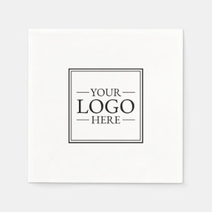 Serviette En Papier Logo d'entreprise personnalisé
