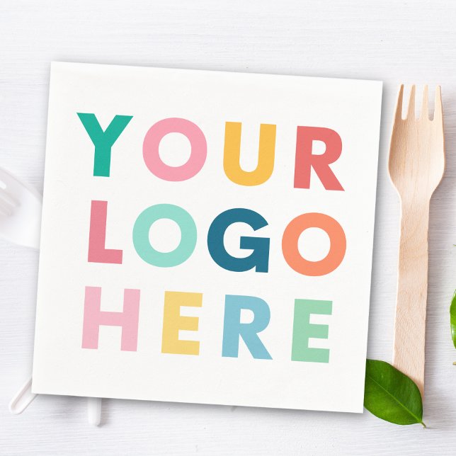 Serviette En Papier Logo d'entreprise personnalisé Fournitures d'événe (Créateur téléchargé)