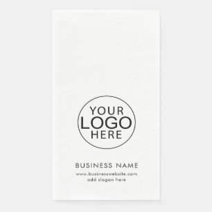 Serviette En Papier Logo d'entreprise simple Événements d'entreprise S