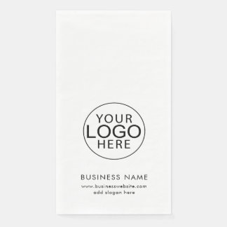 Serviette En Papier Logo d'entreprise simple Événements d'entreprise S