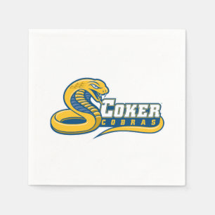 Serviette En Papier Logo des Cobras de l'Université Coker