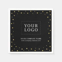 Logo Gold & Confetti Gold Entreprise Promotionnel