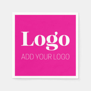 Serviette En Papier Logo personnalisé minimaliste   Mariages & Entrepr