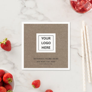 Serviette En Papier Logo personnalisé pour événements professionnels P