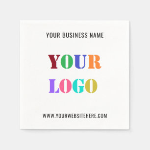 Serviette En Papier Logo Personnalisé Promotionnel Business