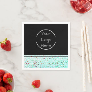 Serviette En Papier Logo personnalisé - Serviettes de cocktails