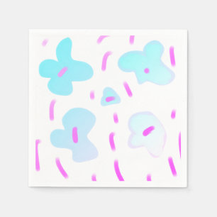 Serviette En Papier Logo personnalisé simple et élégant ici société