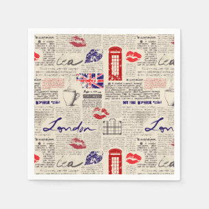 Serviette En Papier Londres, Angleterre