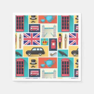 Serviette En Papier Londres, Angleterre Napkins